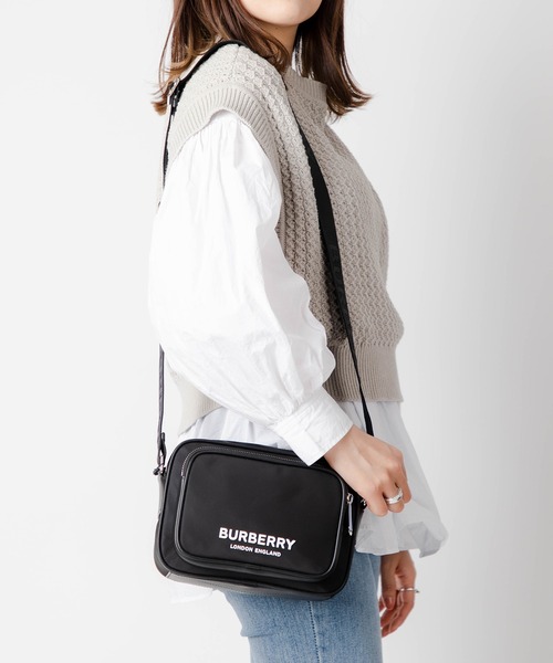 BURBERRY（バーバリー）の「BURBERRY LOGO PRINT NYLON CROSS BODY BAG
