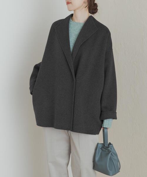 セール】ウールリバーミドルガウンコート（その他アウター）｜URBAN