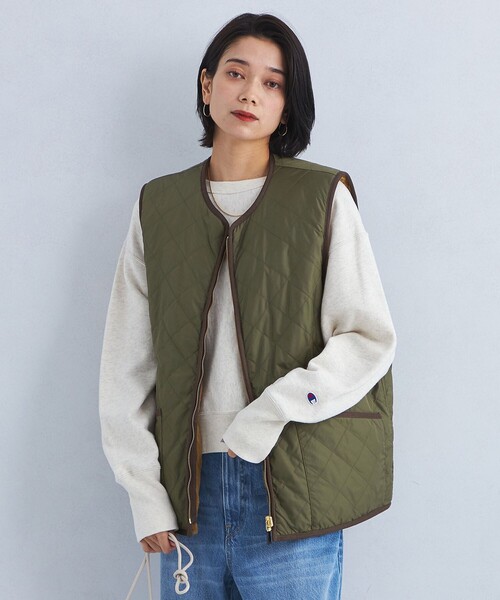 Barbour（バブアー）の「【別注】＜Barbour＞キルティング×フェイク
