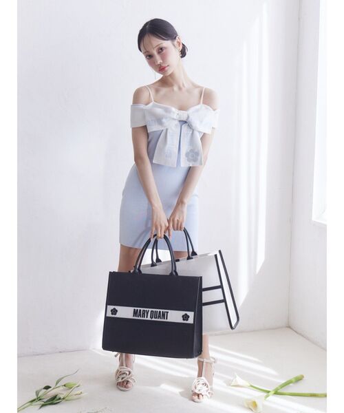 EATME（イートミー）の「【EATME×MARY QUANT】リボンデザインニット