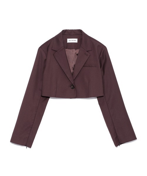 LILY BROWN（リリーブラウン）の「クロップドシングルジャケット
