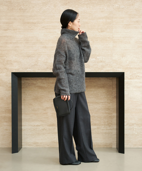 追加》ALPACA MIX BUTTON ニット 2（ニット/セーター）｜Plage