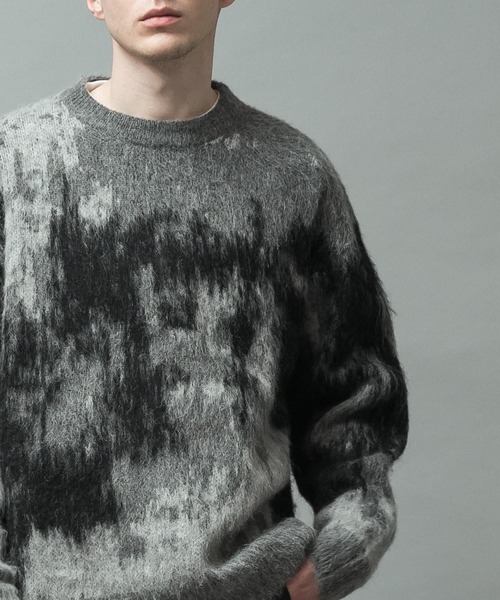 SLICK（スリック）の「シャギーモヘアプルオーバー(アブストラクト