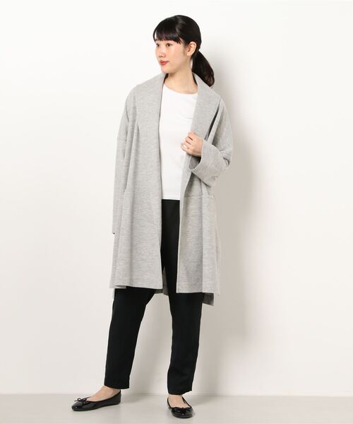 qualite（カリテ）の「圧縮ウールショールカラーコート（その他