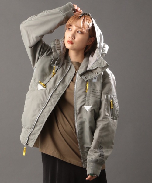 AVIREX（アヴィレックス）の「【直営店限定】LIGHT MA-1 REMODEL