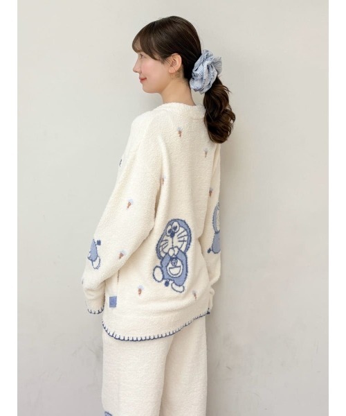 ドラえもん】【レディース】ベビモコジャガードカーディガン（ルーム