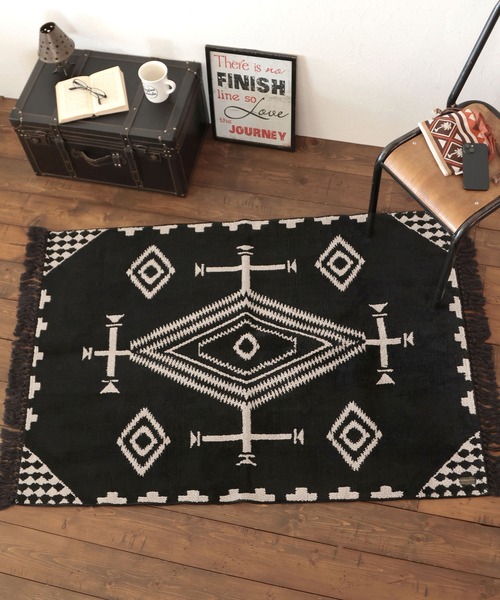 PENDLETON(ペンドルトン)】ニットラグ90×130（ラグ/マット