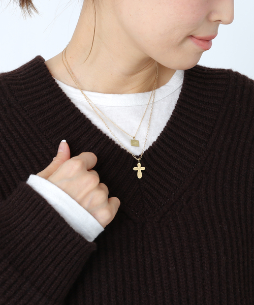GIGI（ジジ）の「【GIGI/ジジ】18K CROSS CHARM（チャーム）」 - WEAR