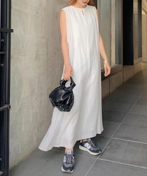 Ameri（アメリ）の「MEDI 2WAY CURTAIN ROMPERS（ワンピース）」 - WEAR