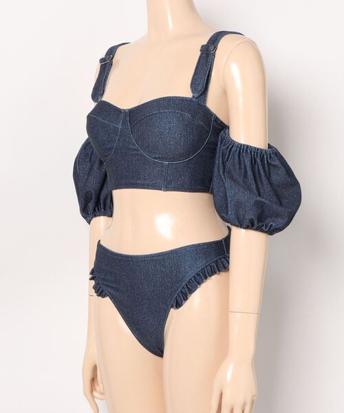 ベルトデザインハイウエストデニムビキニ（水着）｜Darich（ダーリッチ