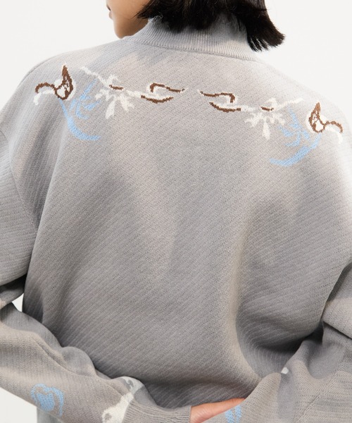 MURRAL/ミューラル】Trillium knit cardigan/トリリアムニット