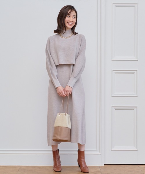 ANAYI（アナイ）の「【雑誌掲載】メリノウールアンサンブルニット