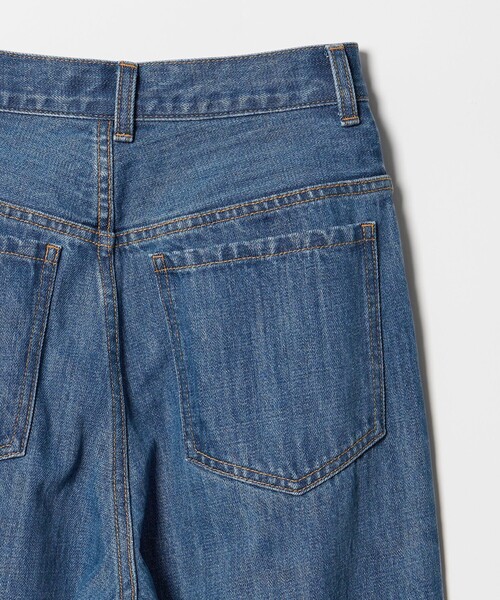 Steven Alan＞コットン デニム ストレート パンツ（デニムパンツ