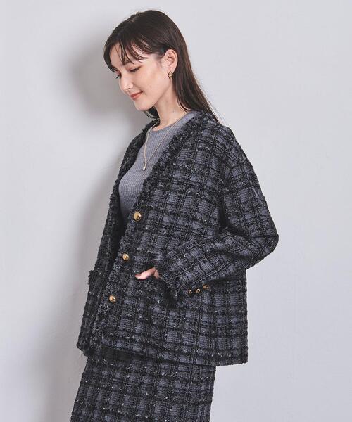 UNITED ARROWS（ユナイテッドアローズ）の「ファンシーツイード Vノー