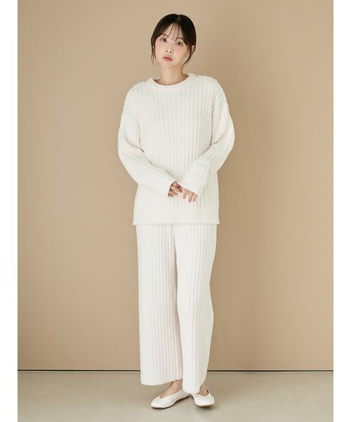 パウダーロングパンツ（ルームウェア/パジャマ）｜gelato pique
