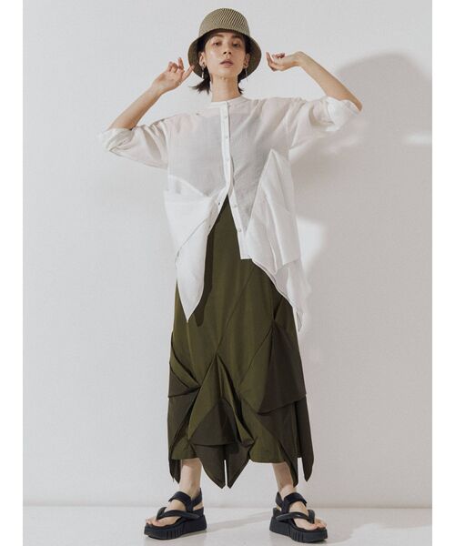 UN3D.（アンスリード）の「オリガミオーバーシャツ（シャツ/ブラウス