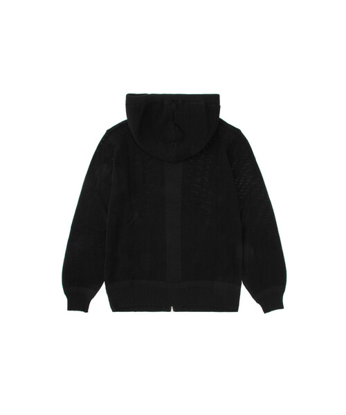 DIESEL（ディーゼル）の「メンズ ニット メッシュジップニットパーカー
