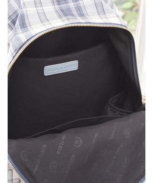 Maison de FLEUR（メゾンドフルール）の「チェックリボンラウンド