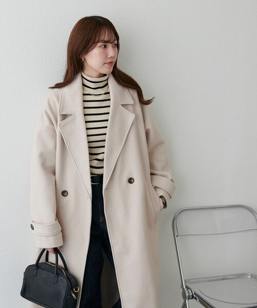 セール】【WEB限定】ダブルロングコート（チェスターコート）｜DISCOAT