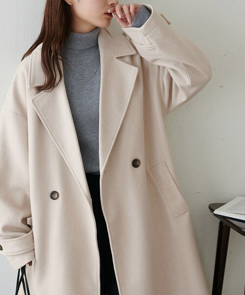 DISCOAT（ディスコート）の「【WEB限定】ダブルロングコート