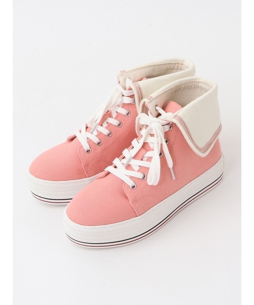 PINK HOUSE（ピンクハウス）の「セーラーカラーハイカットスニーカー