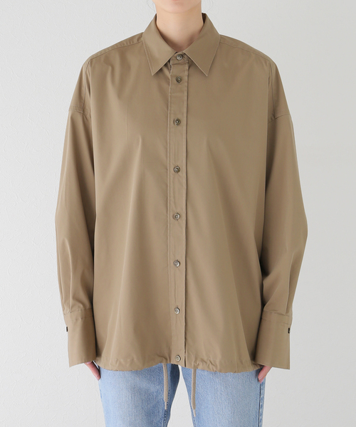 追加》CO/PEヘムギャザーシャツ（シャツ/ブラウス）｜Spick & Span