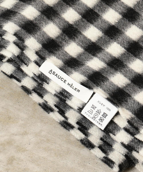 ASAUCE MELER（アソースメレ）の「＜ASAUCE MELER＞∴カシミヤブロック
