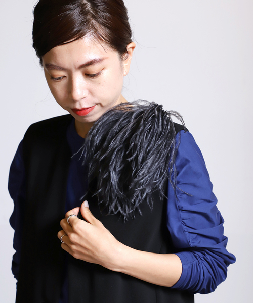 追加》オーストリッチコサージュ（その他小物）｜VERMEIL par iena