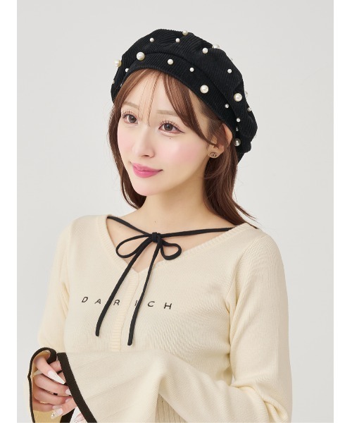 ウエストオープンリボンデザインニットミニワンピース（ワンピース