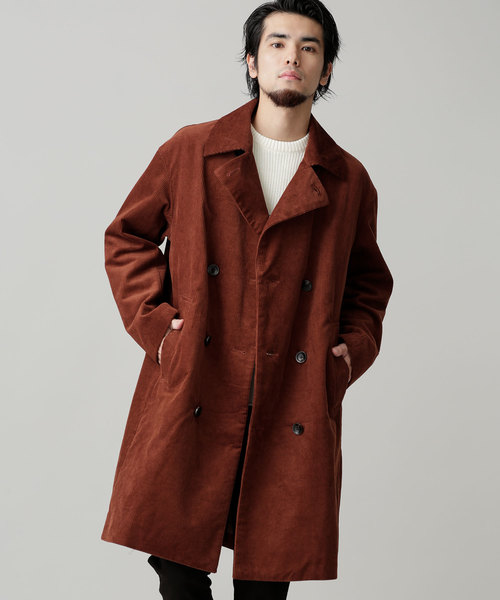 NANO universe（ナノユニバース）の「コーデュロイガウンコート