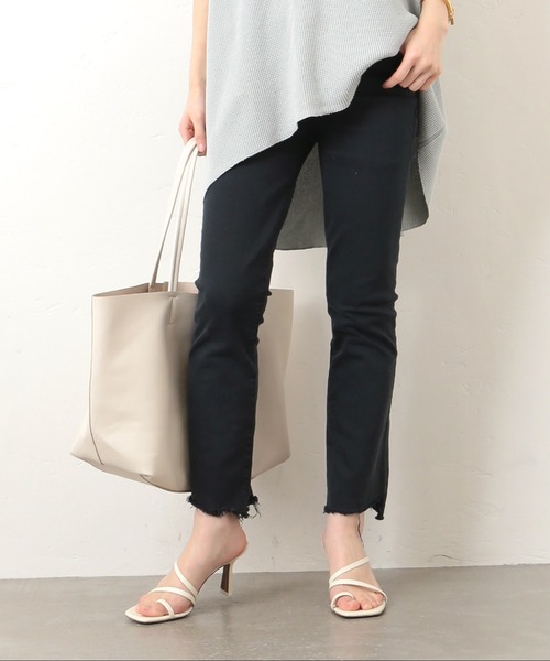 セール】【MOTHER/マザー】 FADED BLACK INSIDER CROP（デニムパンツ