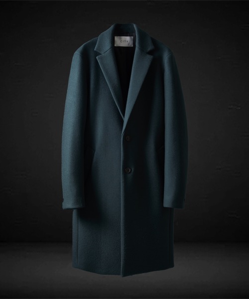 city（シティ）の「スリムチェスターコート/SUPER140S CHESTER COAT