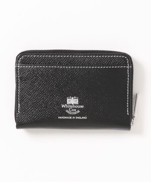 White House Cox】MINI ZIP PURSE / LONDONCALF × BRIDLE（財布