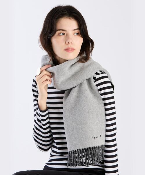 agnes b.（アニエスベー）の「ウール バイカラー リバーシブル