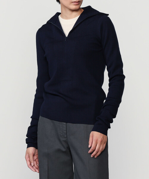 INSCRIRE（アンスクリア）の「INSCRIRE | ハーフジップ ニットプル