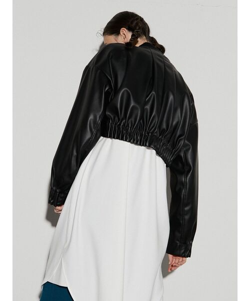 UN3D.（アンスリード）の「タックギャザーショートブルゾン（ブルゾン