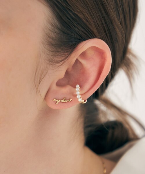 ete チャンキーハグピアス イエローゴールド 【楽天市場】ダブルライン