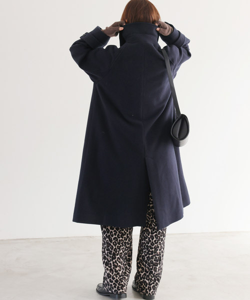 セール】尾州ウールスーパー100ステンカラーコート（ステンカラー