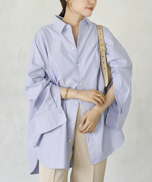 セール】《追加》Oxford Long シャツ（シャツ/ブラウス）｜Plage