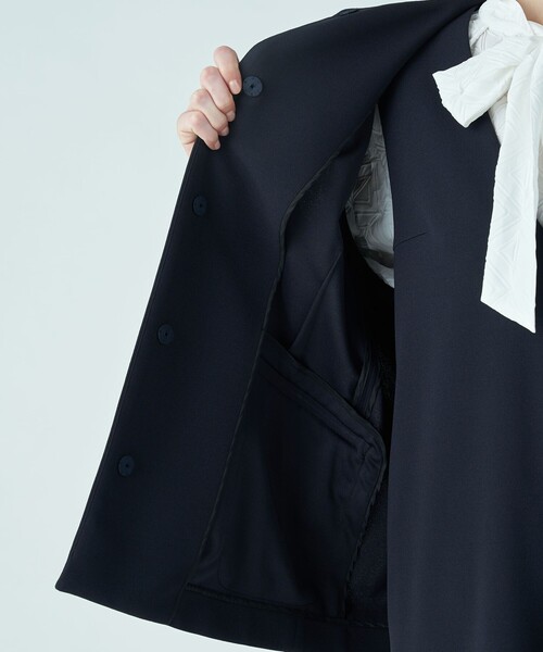 BALLSEY（ボールジィ）の「ジョーゼットジャージー ノーカラー