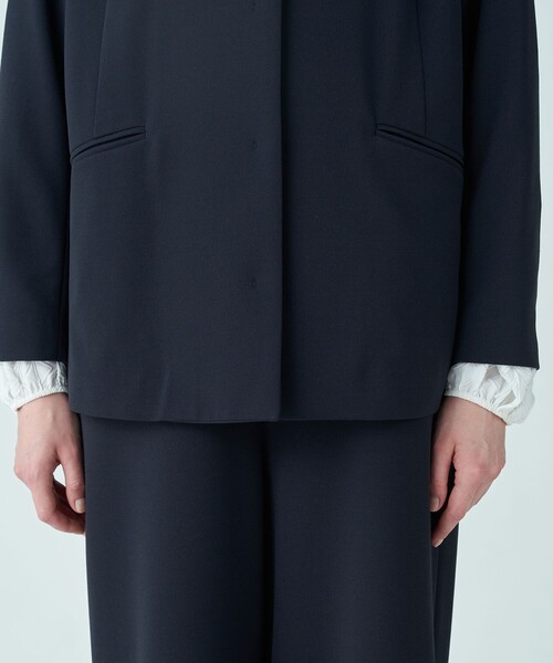 BALLSEY（ボールジィ）の「ジョーゼットジャージー ノーカラー