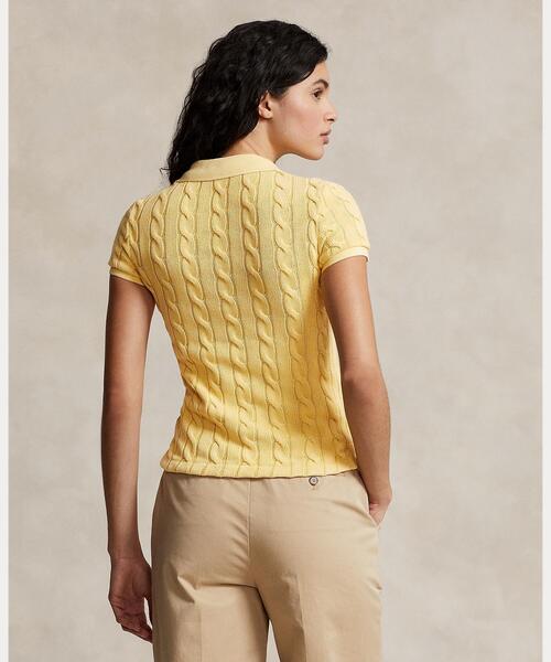 ケーブルニット ポロシャツ（ニット/セーター）｜POLO RALPH LAUREN