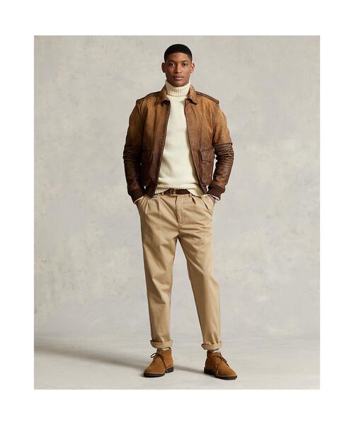 レザー フライト ジャケット（ブルゾン）｜POLO RALPH LAUREN（ポロ