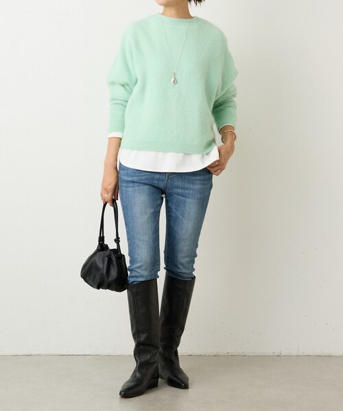 FOXウール後ろボタンニット（ニット/セーター）｜BEARDSLEY