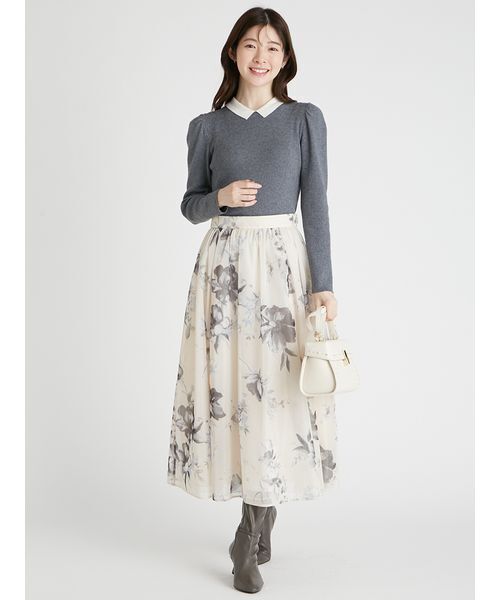 セール】カシミア混襟付きニット（ニット/セーター）｜CELFORD（セル