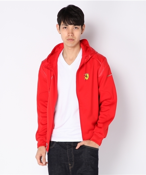 PUMA（プーマ）の「ソフトシェル ジャケット - フェラーリ（パーカー