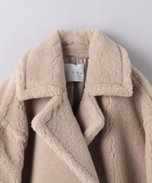CINOH（チノ）の「＜CINOH＞ボア ミドルコート（その他アウター）」 - WEAR