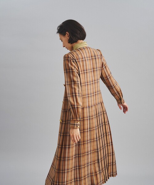 セール】プリーツ切替ダブルワンピース（ワンピース）｜Diagram