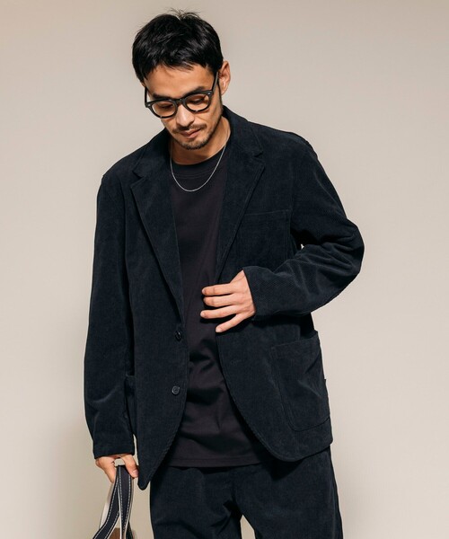 セール】SOLOTEX コーデュロイ 2Bジャケット セットアップ テーラード