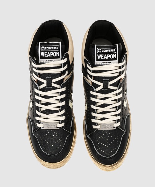 WEAPON HI / DK BLACK/WHITE（スニーカー）｜DAIRIKU（ダイリク）の